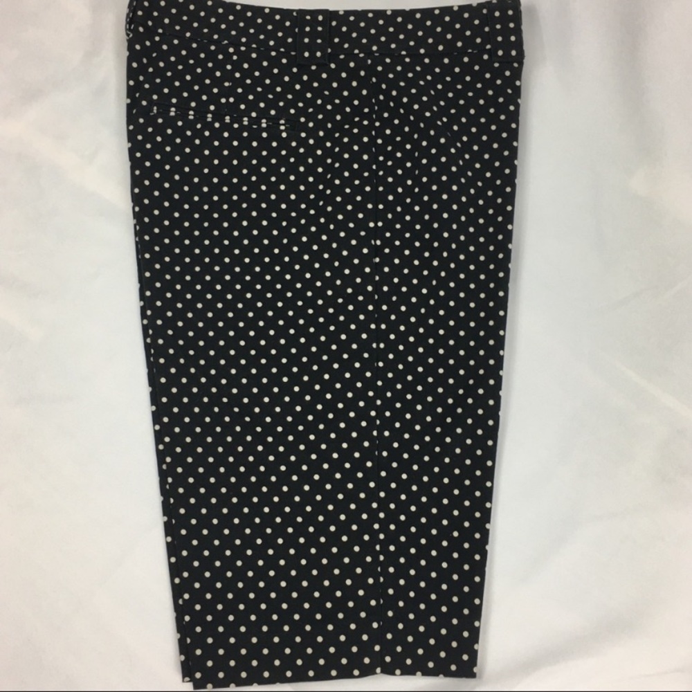 3/$25💥 Express Editor Black White Polka Dot Bermuda Short Sz 4